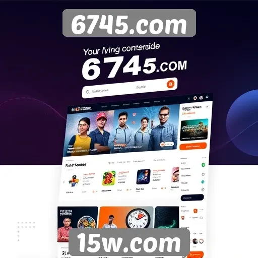 Explorando a interface do usuário do 6745.com